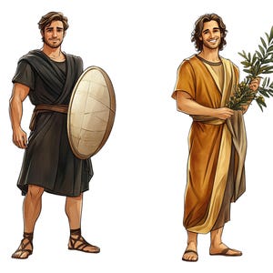 Tribes Of Israel Biblical Clipart, Bible Characters, Bible Story Clip art Religious Collection, Bible Study,    Biblical People, Joseph