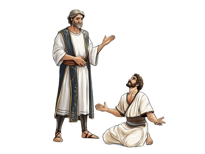 Jesus’ Parables Clipart, Bible Characters Png, Religious Clipart Collection, Biblical Stories, Bible Study