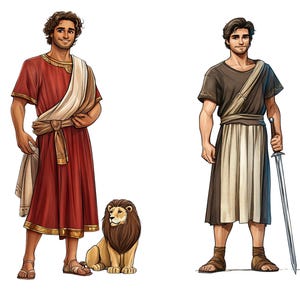 Tribes Of Israel Biblical Clipart, Bible Characters, Bible Story Clip art Religious Collection, Bible Study,    Biblical People, Joseph