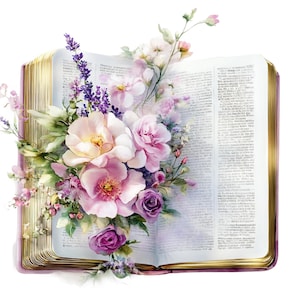 Confirmation Clipart, Christian Cross PNG, First Holy Communion, Watercolor Bible, Religious Sublimation, Digital Download, Commercial Use
