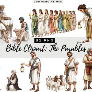 Bible Characters, The Parables, Religious Clip art, Religious Clipart Collection, Biblical Stories, Old Testament Moses Clipart, Bible Study
