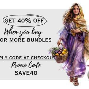 Women of the Bible Clipart, Bible Characters Png, Bible Study and Journaling clipart, Sunday School Christian PNG