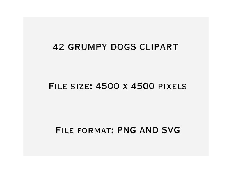 Grumpy Dog Clipart, Funny Faced Dogs, Quirky Dogs Png, Cartoon Style Dogs, Quirky Animals Bundle Svg image 8