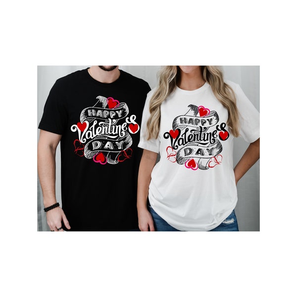 Valentine's Day gift T-shirt, T-shirt with Valentine's Day sayings, beautiful T-shirt ideal for a Friendship Day gift, personalized