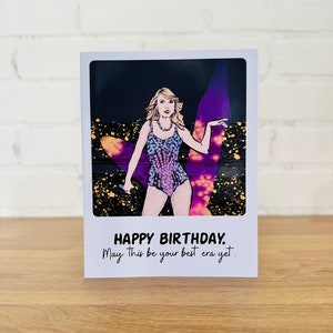 Carte d'anniversaire de TAYLOR SWIFT | Carte de félicitations, carte de voeux pop art, carte de célébrité, carte de célébration de la victoire, carte de voeux réalisation