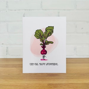 BLEIBE RAD Karte | Beet Grußkarte, Niedliche Geburtstagskarten, Nur weil Karten, lustige Geburtstagskarte, du bist unschlagbar, süße Karten für Freunde