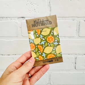 Notatnik MATCHBOOK | Mini notatnik, kieszonkowy notatnik, notatnik podróżny, mini dziennik, mini książeczka, notes Matchbook, lista zakupów