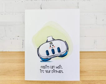 VR Birthday Card: Funny Gamer Gift