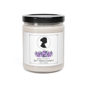 Bridgerton Inspired Scented Soy Candle, 9oz: Fill Your Home With The Timeless Charm of Lady Whistledown's London!