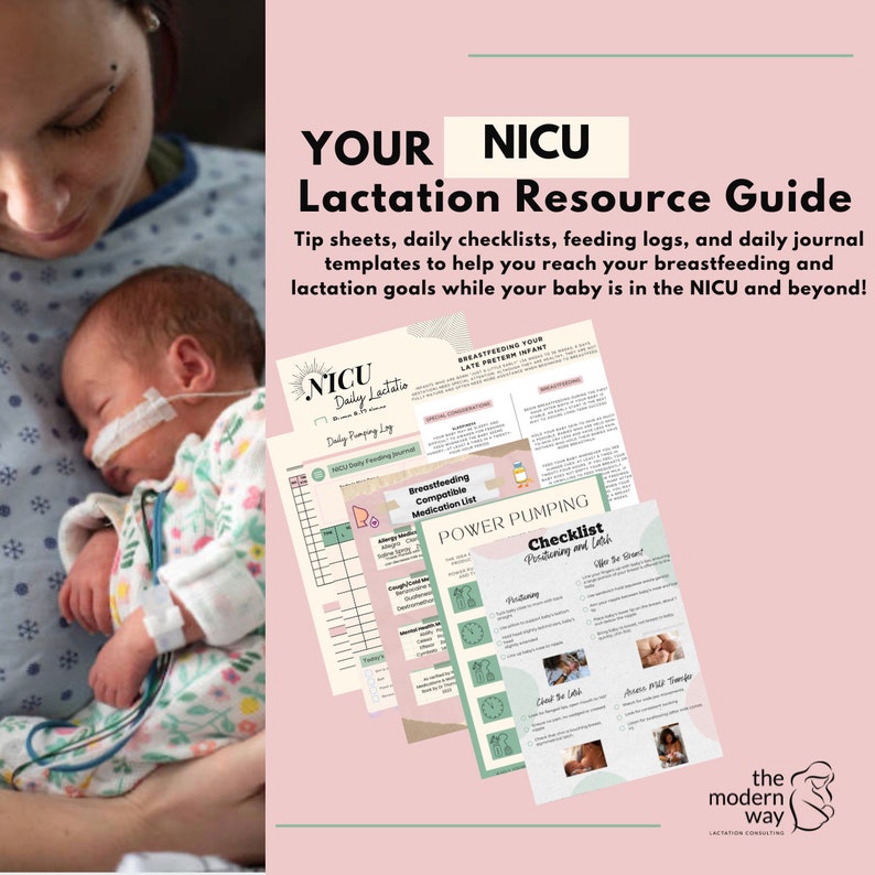 NICU Lactation Resource Guide Etsy