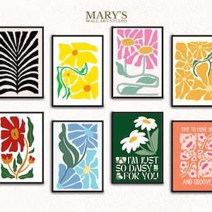 250+ Henri Matisse Inspired Wall Art Bundle Printable Wall art set I Colorful Abstract Art Prints | Modern Home Decor | Gallery Wall Set