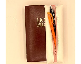 Potloodzakje; Smalle etui; Journal Planner Pennenetui; Potloodetui met elastische band voor notitieboekje, Rocketbook, Bijbel; A4/8,5 etui