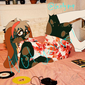 Fursona irl Zeichnung