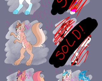 Fursona adopts! READ DESC!!