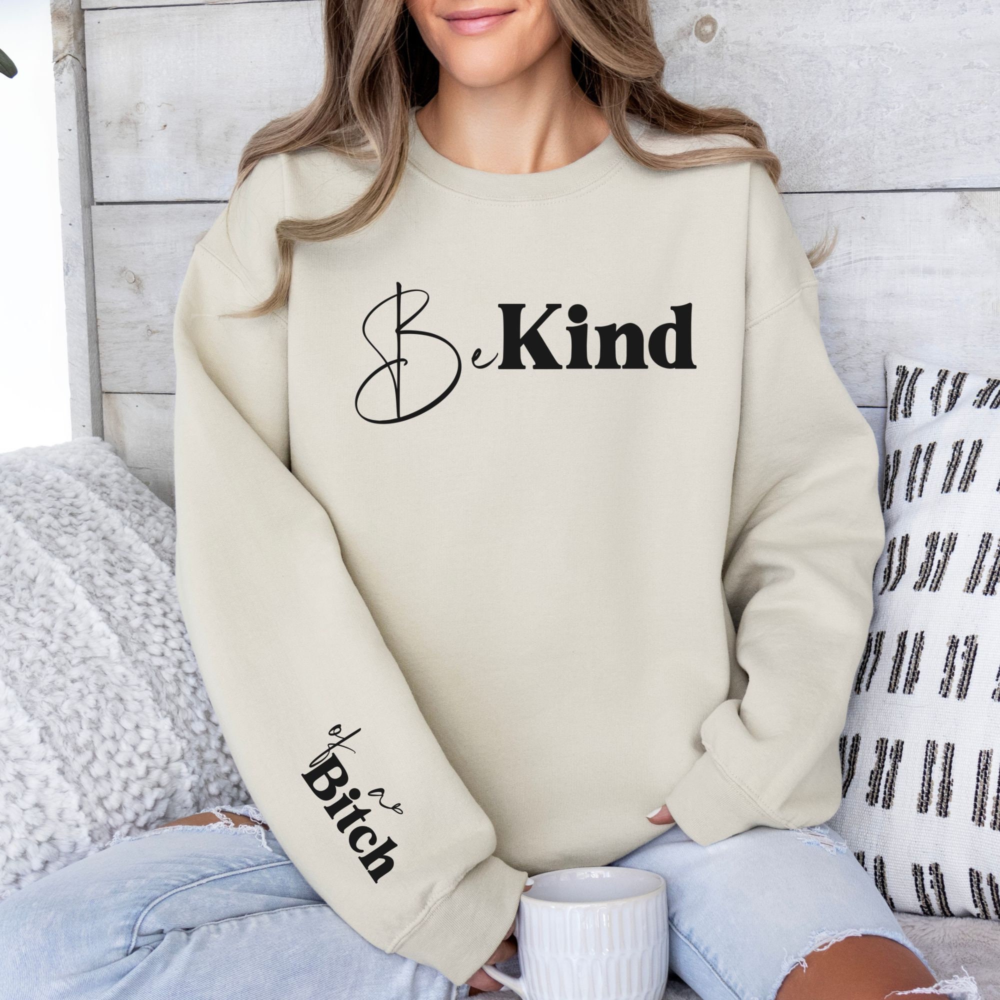 T-shirt Humour Noir “I'm Kind Of A Bitch” – Really Random Designs – Homme