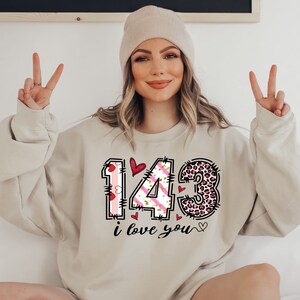 I Love You PNG: Valentine&#39;s Day Shirt Design (Digital Download)