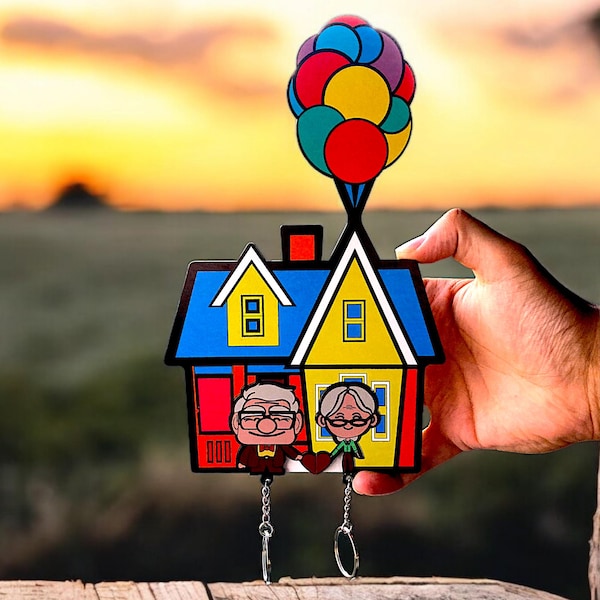 Up Movie Key Holder Etsy