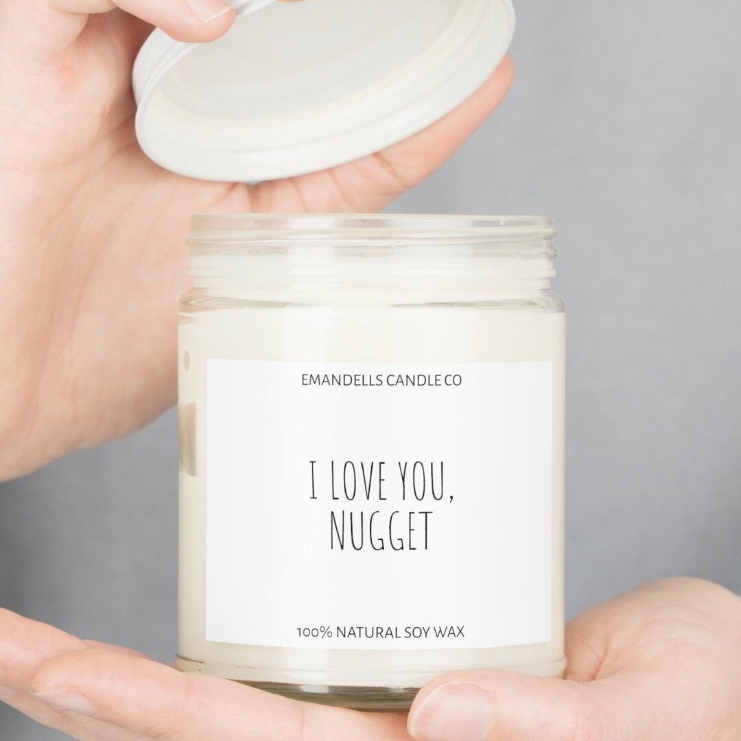 I Love You Nugget, Nickname Candle, Aesthetic Decor, Couples, Long