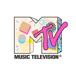 Retro PNG, Music TV 90s Party Vintage MTV, Instant Download, Digital ...