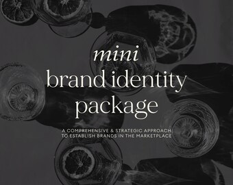 Mini Branding Package | Custom & Bespoke Logo Design | Custom Branding | Brand Design | Luxury Logo Design | Modern Logo Design