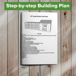 Instructions Blue Print of a Large chicken coop plans, a DIY chicken coop with run build plan for 12 chickens, to place in your farm or backyard, an easy chicken coop plan with PDF Download, chicken coop with run plans