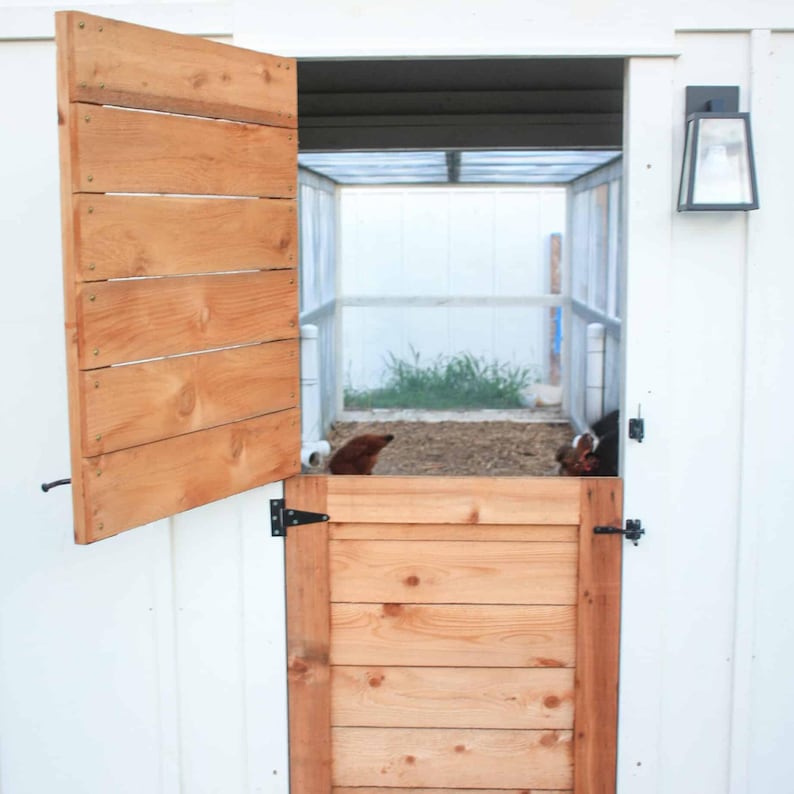 Large chicken coop plans, a DIY chicken coop with run build plan for 12 chickens, to place in your farm or backyard, an easy chicken coop plan with PDF Download, chicken coop with run plans