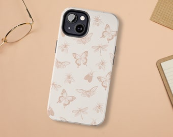 Insect Nature Phone Case iPhone 11, 12, 13, 14 Pro Max Case, Butterfly Moth iPhone 12, 13 mini phone case, iPhone 14 Pro case