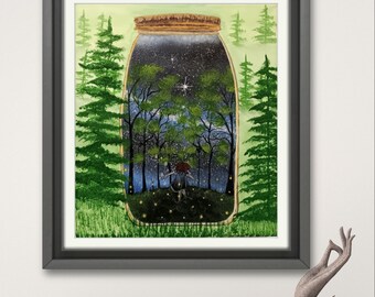 溶けてゆくキャンバスのアクリル画（18x24） - Etsy 日本