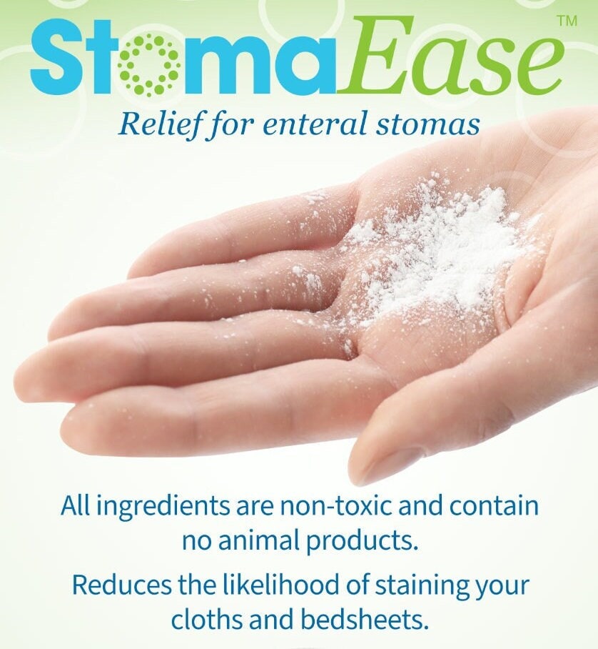 Stomaease™ Powder, Leakage, Odor Relief for Enteral Stomas gtubes & J