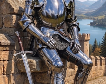 Handcrafted Steel Full Plate Armor Suit, Gothic Knight Costume, Wearable Renaissance Armor