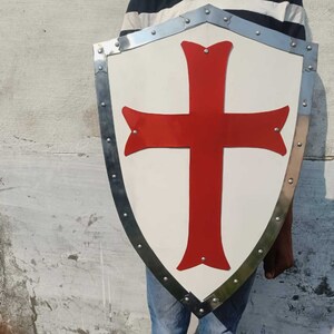 Templar Shield | Medieval Knight Cross Shield | Medieval Knight ...