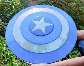 Blue Captain America Shield: Metal Prop Replica - Avengers Endgame