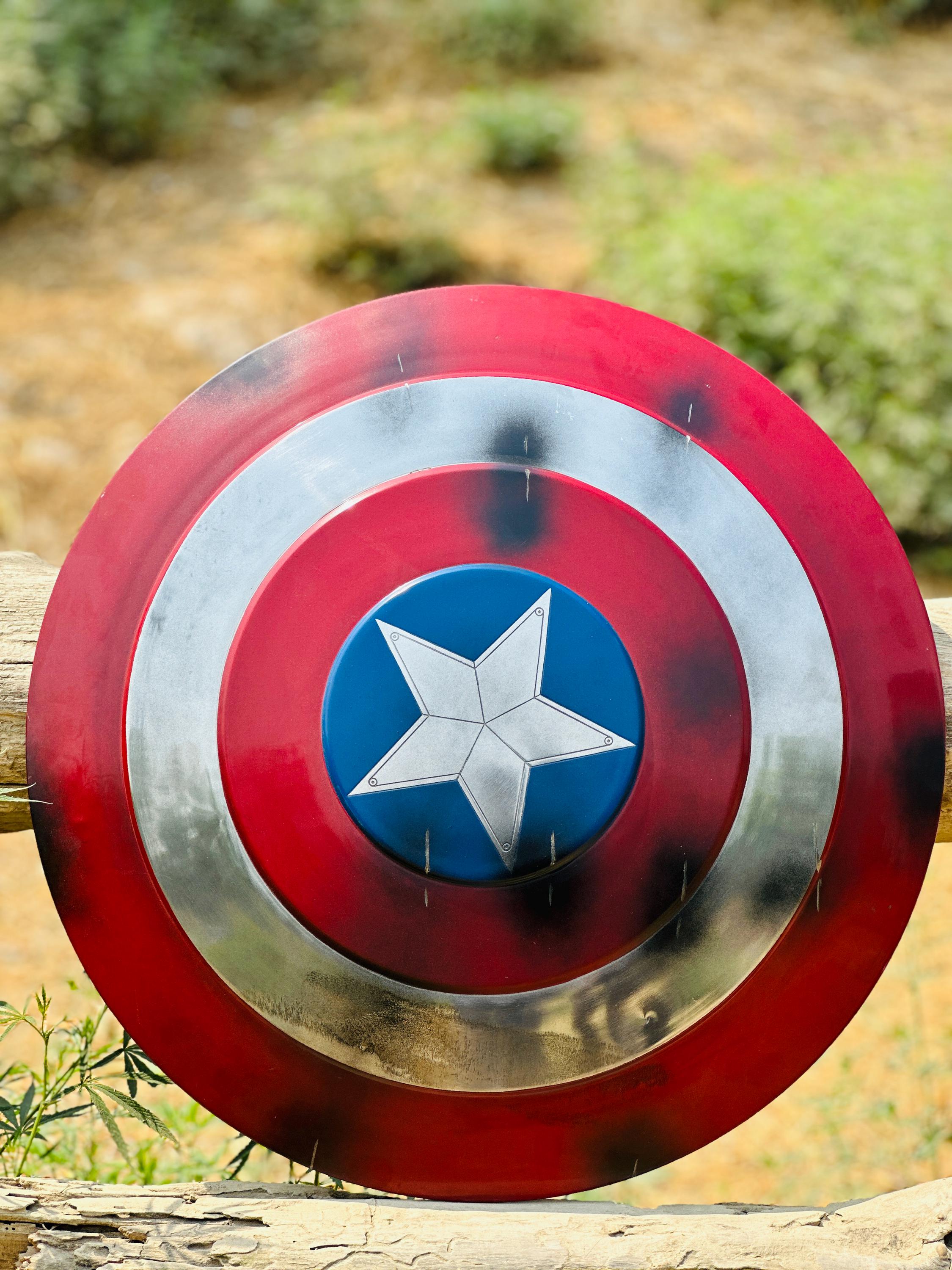 アベンジャーズ キャプテン・アメリカのシールドレプリカ：18ゲージ