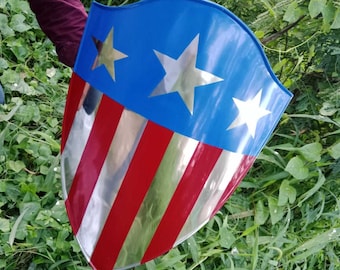 Captain America Shield: Aluminum Cosplay Display - 19.5''x25''