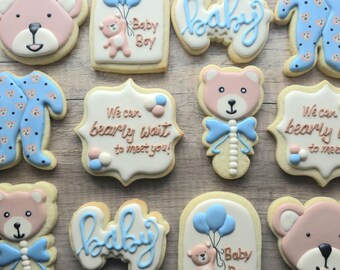 Bearly Wait Baby Shower Cookies