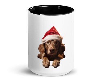 Santa Hat Retriever Mug