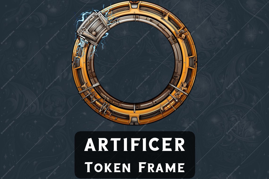 Artificer Token Frame Dnd for VTT Roll20 Token Border Dnd Tabletop ...