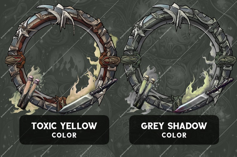 Rogue Assassin Token Frame for Roll20 Token Border for Dnd Tabletop ...