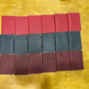 5 Pocket Minimalist Portemonnaie, Cordovan Leder, Herren Geldbörse.