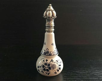 KONINKLIJKE PORCELEYNE FLES 花柄陶磁器 Royal Delft De Porceleyne Fles, 12oz, Creamer Jug Vase