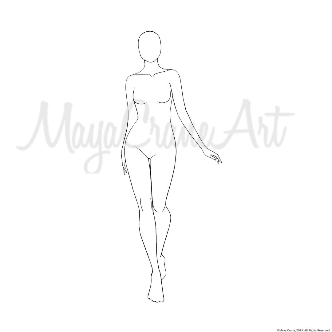 Fashion Figure Template Fashion Croquis Croquis Template Figure