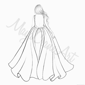 Instant Download, Fashion-themed Coloring Page, Kids/Adult Coloring Page,