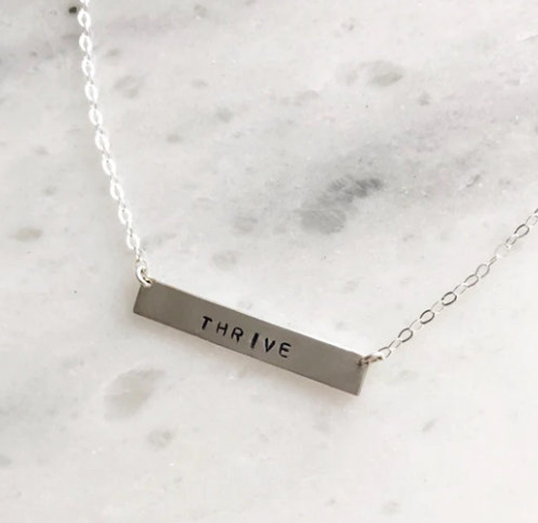 Name Plate Necklace Custom Name Plate Necklace Etsy