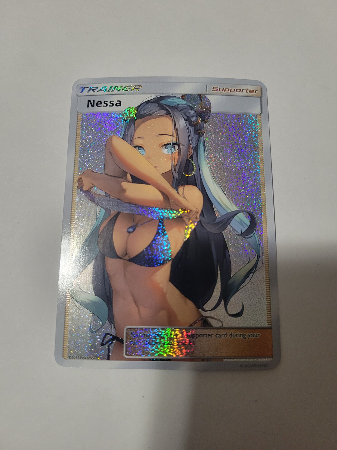 pokemon waifu card Sleepy Girl Full Art Trainer  withlovebysleepy Each sleeve features high MISTY'S FAVOR GODDESS Story Pokemon