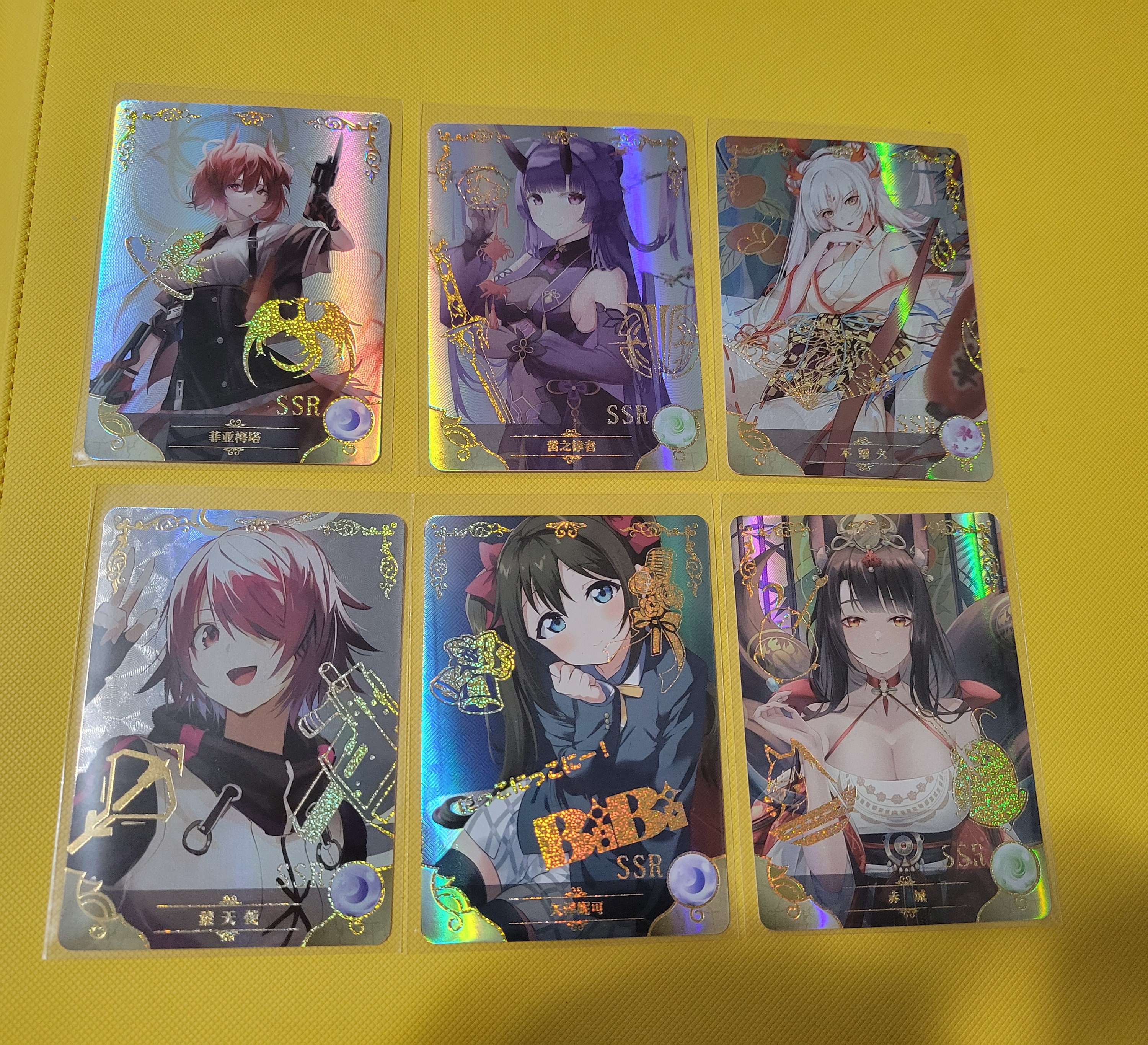 Date-A-Live 5 Card Waifu Goddess Story Nm