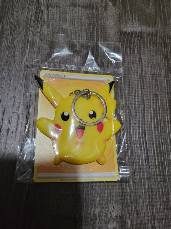 Pokemon Rubber Keychain Pikachu Etsy