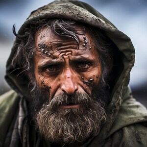 The faces of conflict. -focus to photographing the faces