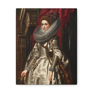 Marchesa Brigida Spinola Doria, 1606 -  By Sir Peter Paul Rubens - Flemish - Gallery Wrap Canvas Print - Matte Poster - Reproduction Print