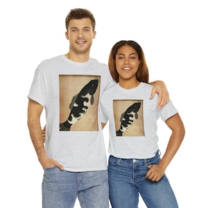 Japanese Ukiyo-e boss fish Unisex Heavy Cotton Tee