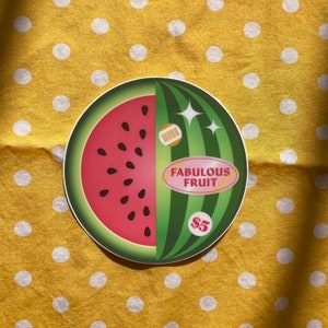 Wassermelonenfrucht Vinyl Sticker